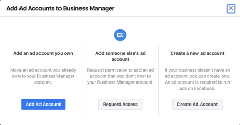 Add Ad Account to Business Manager